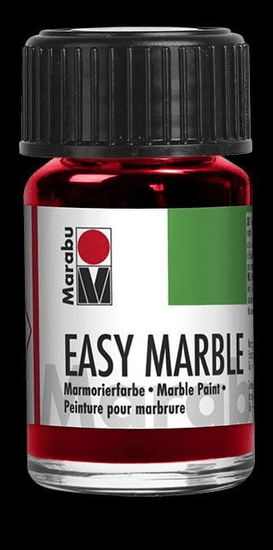 Marabu barva za marmoriranje - češnjeva rdeča 15 ml
