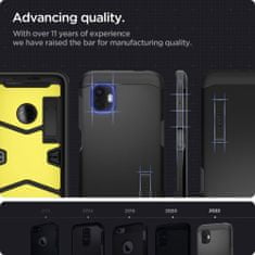 Spigen OVITEK SPIGEN TOUGH ARMOR ZA SAMSUNG GALAXY XCOVER 6 PRO - ČRN