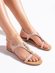 Amiatex Ženski sandal 100521, odtenki roza, 36