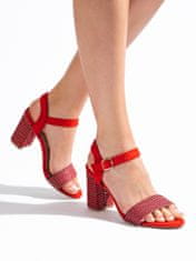 Amiatex Ženski sandal 100537, odtenki rdeče, 39
