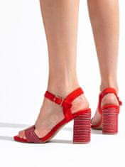 Amiatex Ženski sandal 100537, odtenki rdeče, 39