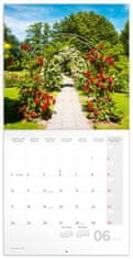 Mrežni koledar Vrtovi 2024, 30 × 30 cm