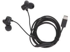 WOWO USB žične slušalke z mikrofonom - L-BRNO EP42 In-Ear, 120 cm, črne