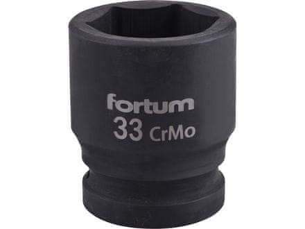 Fortum Vtičnica Fortum (4703033), 3/4", 33 mm, L 57 mm, CrMoV