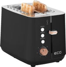 ECG ST 2768 Timber Black toaster