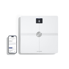 Withings Body Smart pametna tehtnica, Wi-Fi, bela