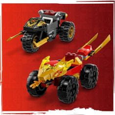 LEGO Ninjago Kai in Ras v dvoboju med avtomobilom in motorjem (71789)