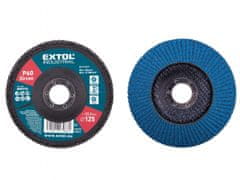 Extol Industrial Lamelni disk poševni cirkon, P60, O 125mm