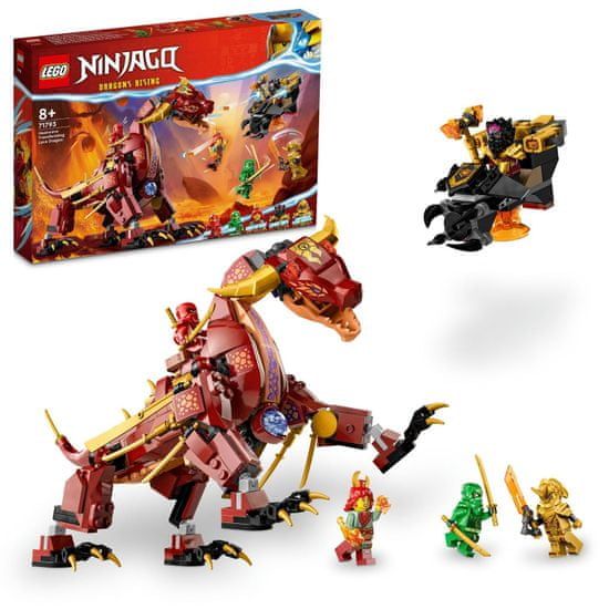 LEGO Ninjago Heatwave in njegov preobrazbeni lava zmaj (71793)