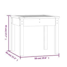 Vidaxl Vrtna klop 50x44x45 cm trden les douglas