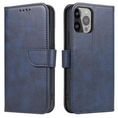 slomart magnetno ohišje za xiaomi redmi note 12 flip cover wallet stand blue