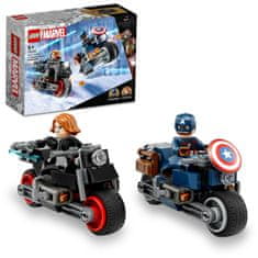 LEGO Marvel črna vdova in Stotnik Amerika na motorjih (76260)