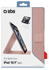SBS Book Case Pro ovitek za iPad 10.9 2022, preklopni, roza