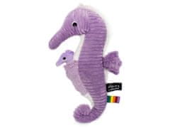 Les Déglingos Plišasti morski konjiček, očka in dojenček, vijolična