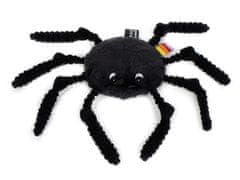 Les Déglingos Plišasti pajek, črn