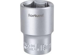 Fortum Vtična glava 1/2", 19mm, L 38mm