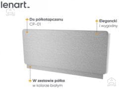 Trianova Oblazinjeno vzglavje CP-12 za posteljo v omari CP-01 - siva