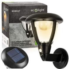 ECOLIGHT 2x LED sončna stenska svetilka IP44