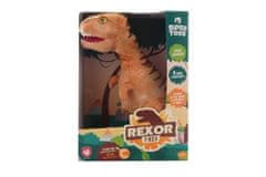 Plišasti T-Rex zvok 38 cm rjave barve