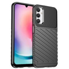 slomart thunder case ohišje za samsung galaxy a24 4g silikonsko oklepno ohišje black