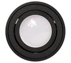 LUMILED 3x Stropna okrogla halogenska svetilka AMAT-L 115mm + 3x LED žarnica GU10 6W = 60W 580lm 6500K Hladno bela