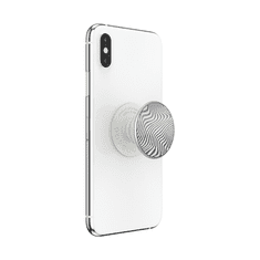 PopSockets PopGrip Gen.2, lasersko izrezan kovinski terenski val, lasersko izrezani valoviti valovi, kovina