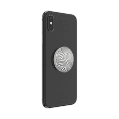 PopSockets PopGrip Gen.2, lasersko izrezan kovinski terenski val, lasersko izrezani valoviti valovi, kovina