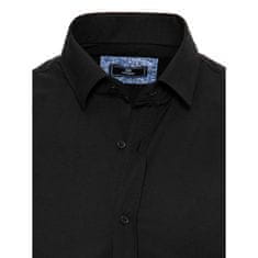 Dstreet Moška elegantna majica LEKA črna dx2478 M