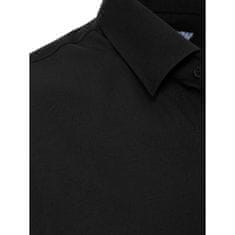 Dstreet Moška elegantna majica LEKA črna dx2478 M