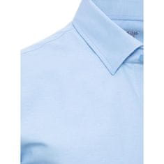 Dstreet Moška elegantna majica AVA modra dx2481 XXL