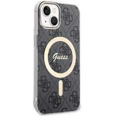 Guess ovitek za iPhone 13, črn (GUHMP13MH4STK)