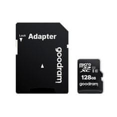 GoodRam Pomnilniška kartica micro SD XC UHS-I razreda 10 s kapaciteto 128 GB + adapter SD