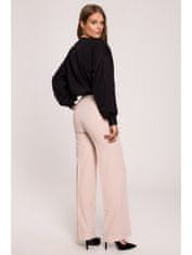 makover Elegantne ženske hlače Kunwen K114 pudrasto roza XXL