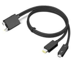 Lenovo ThinkPad Thunderbolt 4 WorkStation Dock razdelilni kabel, 0,7 m (4X91K16970)