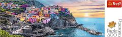 Trefl Puzzle Vernazza ob sončnem zahodu, Italija 500 kosov Panoramski