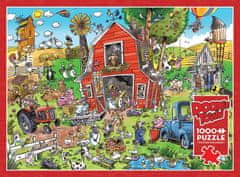 Cobble Hill Puzzle DoodleTown: Crazy Farm 1000 kosov