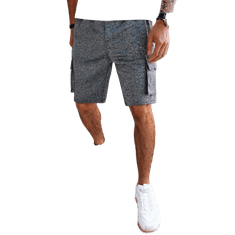 Dstreet Moške športne hlače CYPRY temno sive barve sx2210 M