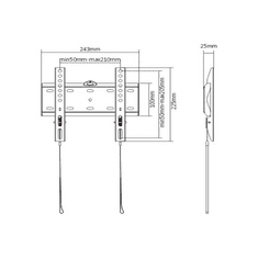 Gembird Nosilec za LCD TV WM-42F-01 23"-42"