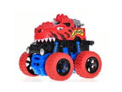 Mikro Trading Avto monster truck dinozaver 9,5 cm na vztrajniku v škatli