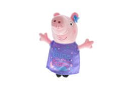 Mikro Trading PEPPA PIG Happy Party 31 cm plišasto vijolično oblačilo