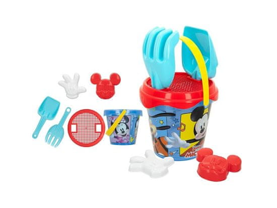 Mikro Trading MICKEY Mouse set za pesek 12,5 cm 6 kosov v mreži