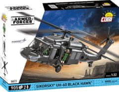 Cobi 5817 Oborožene sile Sikorsky UH-60 Black Hawk, 1:32, 905 k, 2 f