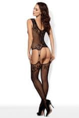 Obsessive Ženski bodystocking, črna, XL/XXL