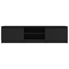 Vidaxl TV omarica črna 140x40x35,5 cm iverna plošča