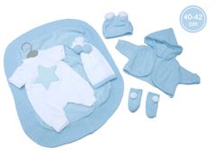 Llorens M740-45 obleka za dojenčka za lutko NEW BORN velikost 40-42 cm