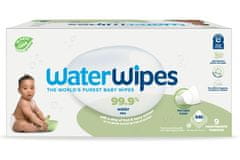 WaterWipes 9x Vlažilni robčki brez mila 60 kosov (540 kosov)