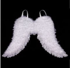Autronic Angelska krila iz perja, barva bela AK1908-WH