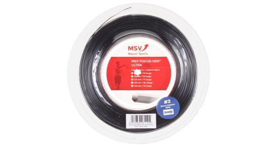 MSV Focus HEX Ultra teniška pletenica 200 m črna 120