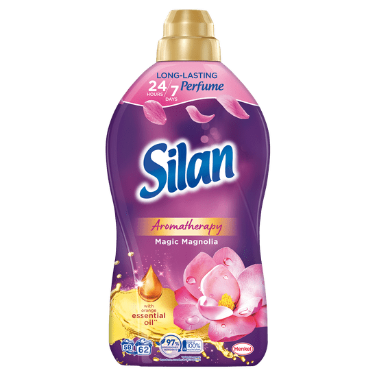 Silan Aromatherapy mehčalec, Magic Magnolia, 1.364 ml, 62 pranj