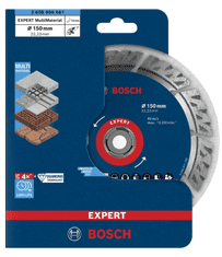 BOSCH Professional EXPERT MultiMaterial diamantna rezalna plošča, 150 x 22,23 x 2,4 x 12 mm (2608900661)